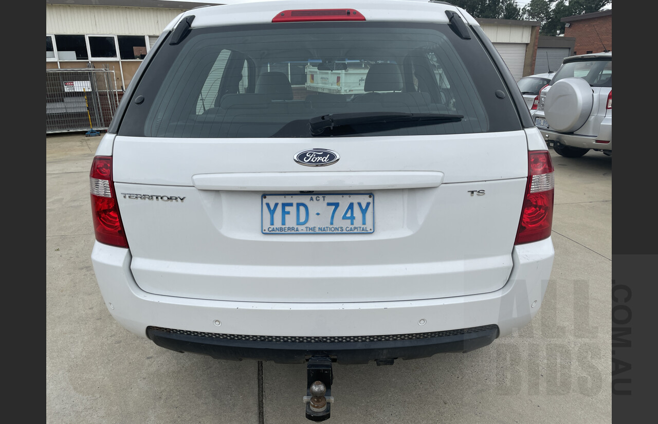 6/2006 Ford Territory TS (4x4) SY 4d Wagon White 4.0L
