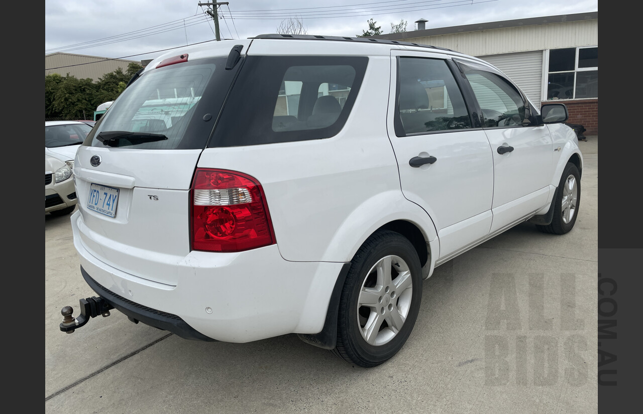6/2006 Ford Territory TS (4x4) SY 4d Wagon White 4.0L