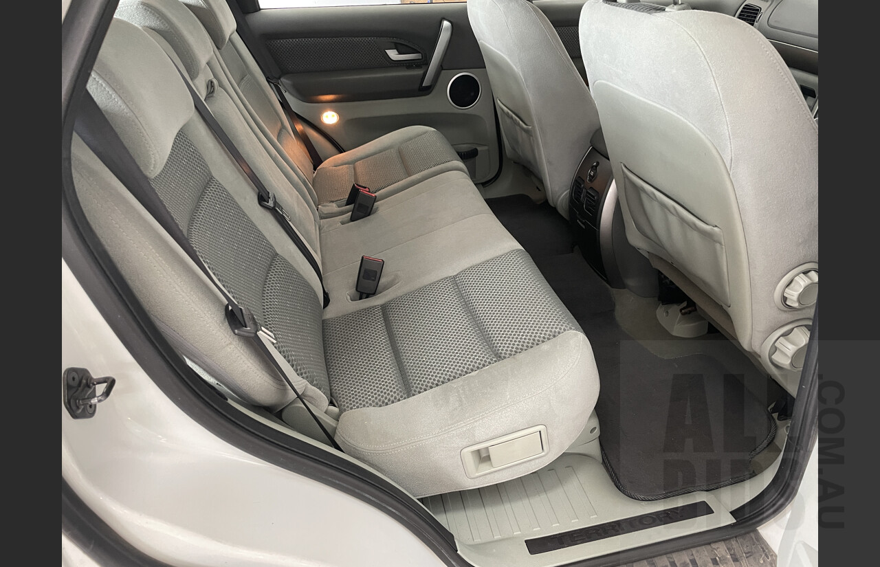 6/2006 Ford Territory TS (4x4) SY 4d Wagon White 4.0L