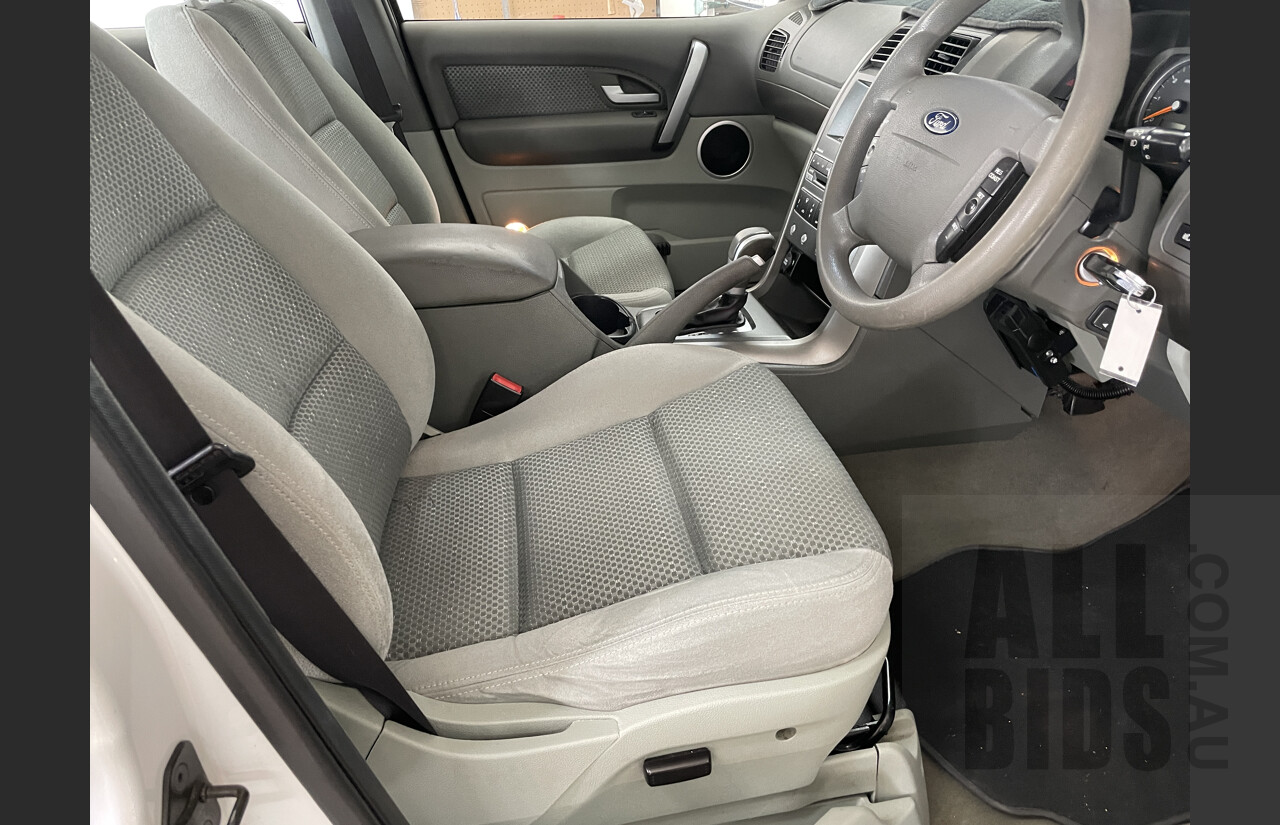 6/2006 Ford Territory TS (4x4) SY 4d Wagon White 4.0L