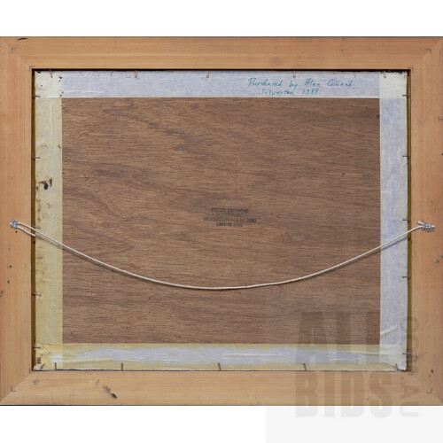 Peter Browne (born 1947), A Drover's Dream 1988, Vegemite on Board, 39 x 49 cm