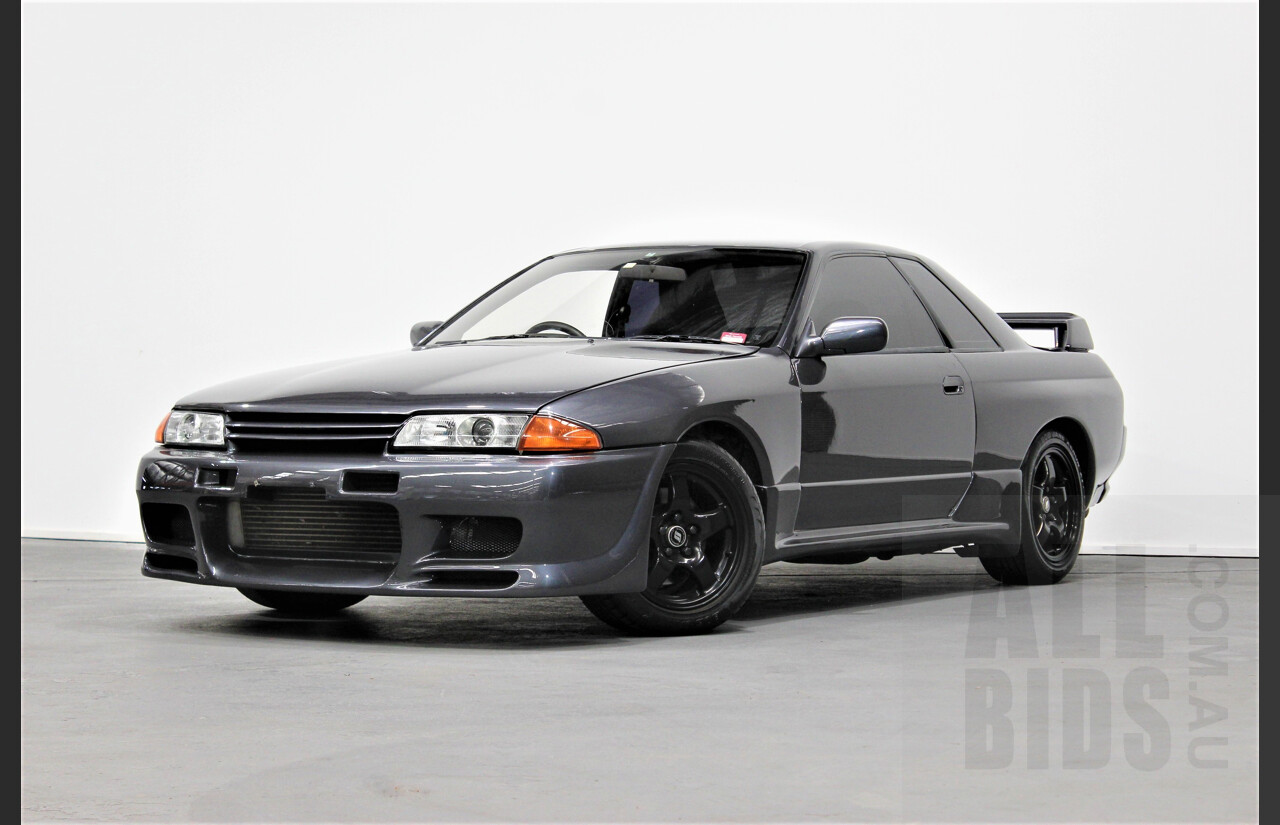 12/1990 Nissan Skyline R32 GT-R Series 1 2d Coupe KH2 Gun Grey Metallic 2.6L Twin Turbo