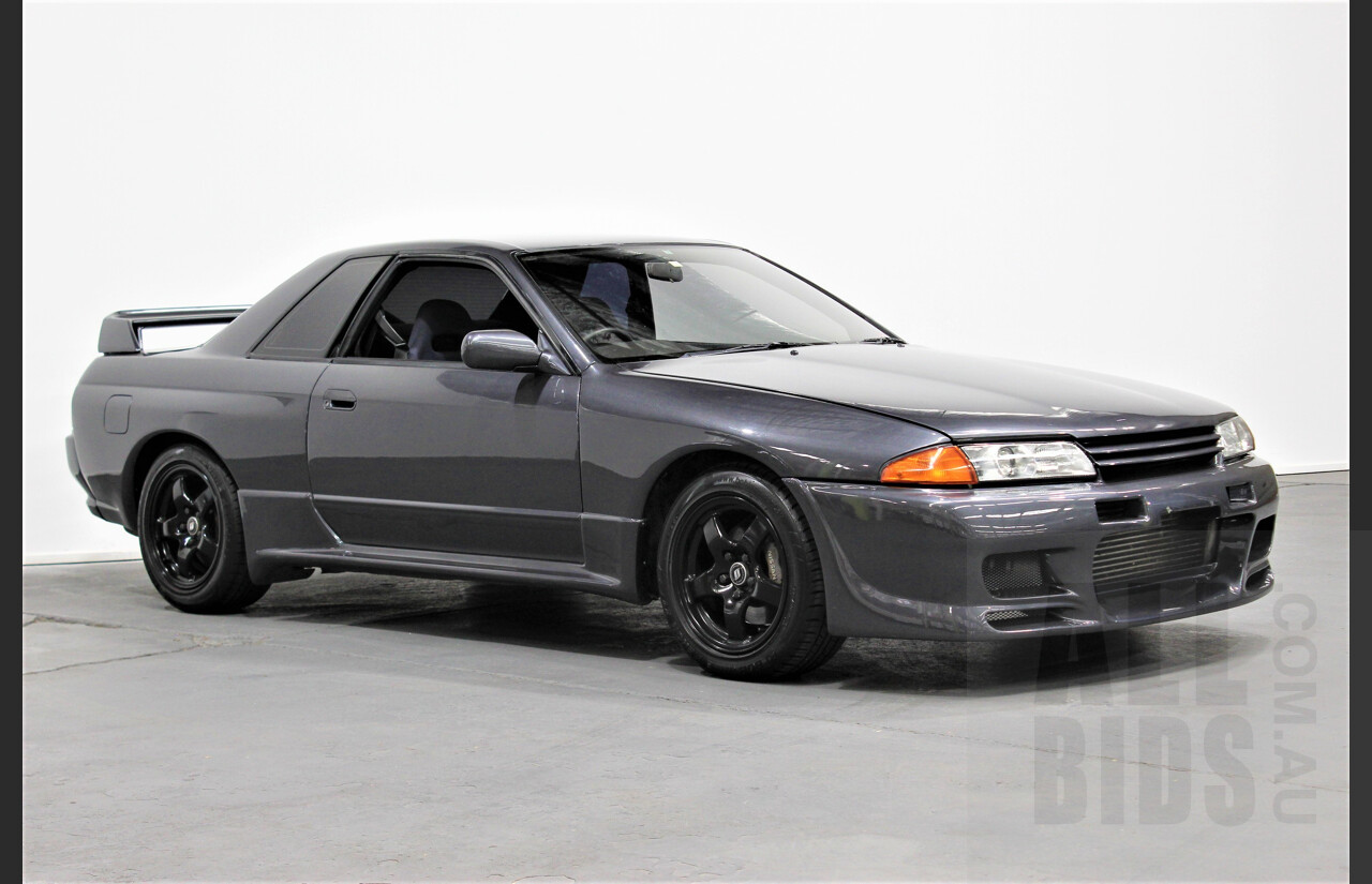 12/1990 Nissan Skyline R32 GT-R Series 1 2d Coupe KH2 Gun Grey Metallic 2.6L Twin Turbo