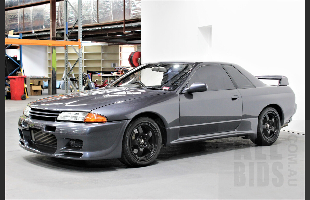 12/1990 Nissan Skyline R32 GT-R Series 1 2d Coupe KH2 Gun Grey Metallic 2.6L Twin Turbo