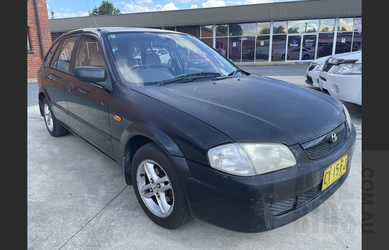 6/2000 Mazda 323 Astina  5d Hatchback Black 1.6L