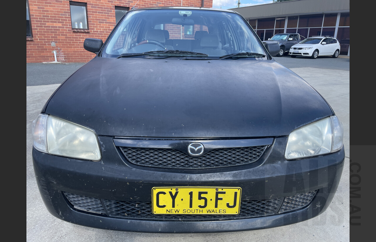 6/2000 Mazda 323 Astina  5d Hatchback Black 1.6L