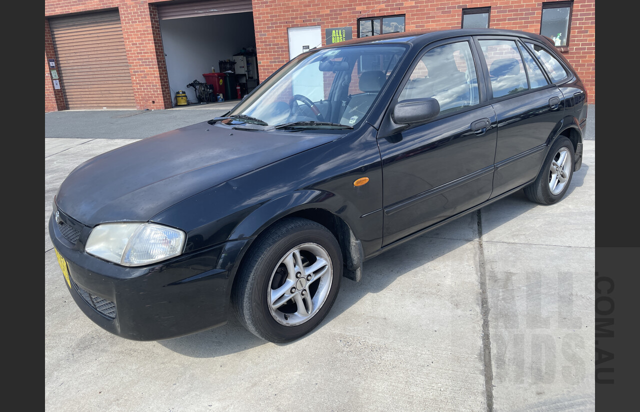 6/2000 Mazda 323 Astina  5d Hatchback Black 1.6L