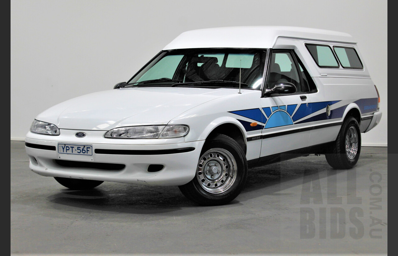 7/1996 Ford Falcon GLi Longreach XH Panelvan White 4.0L