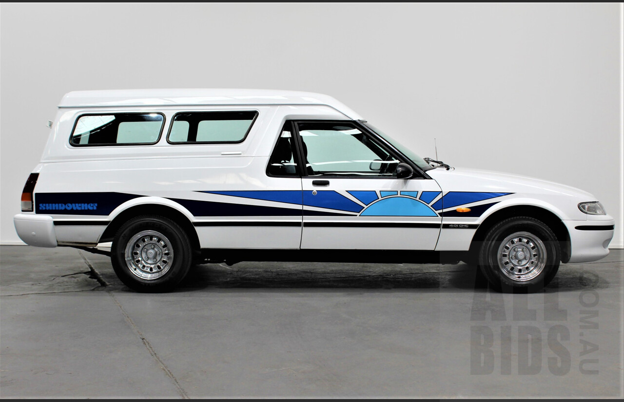 7/1996 Ford Falcon GLi Longreach XH Panelvan White 4.0L