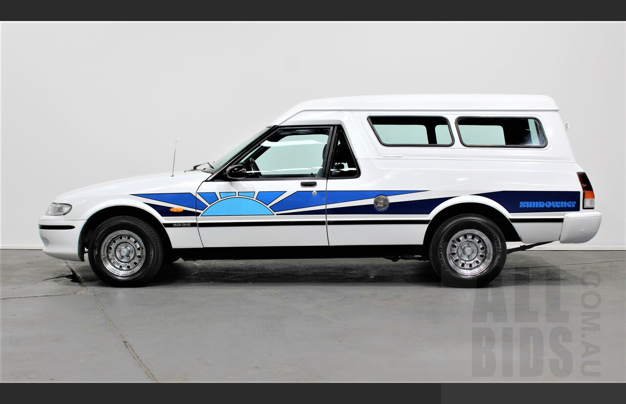 7/1996 Ford Falcon GLi Longreach XH Panelvan White 4.0L