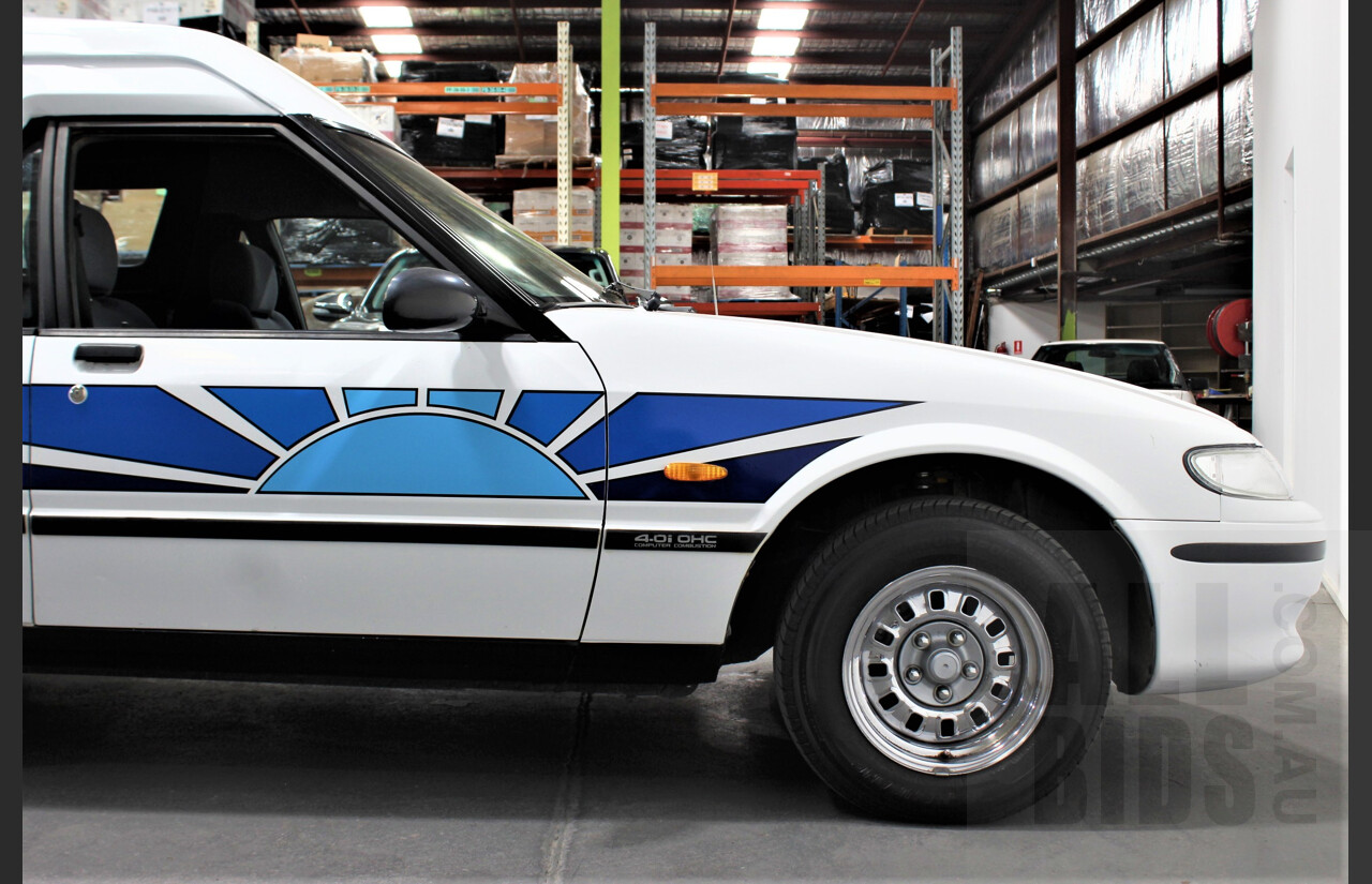 7/1996 Ford Falcon GLi Longreach XH Panelvan White 4.0L