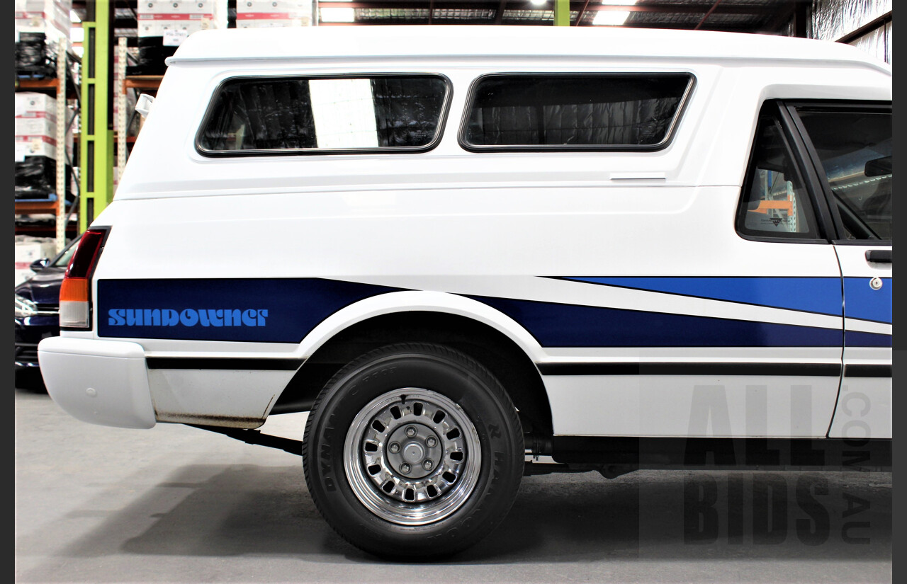 7/1996 Ford Falcon GLi Longreach XH Panelvan White 4.0L