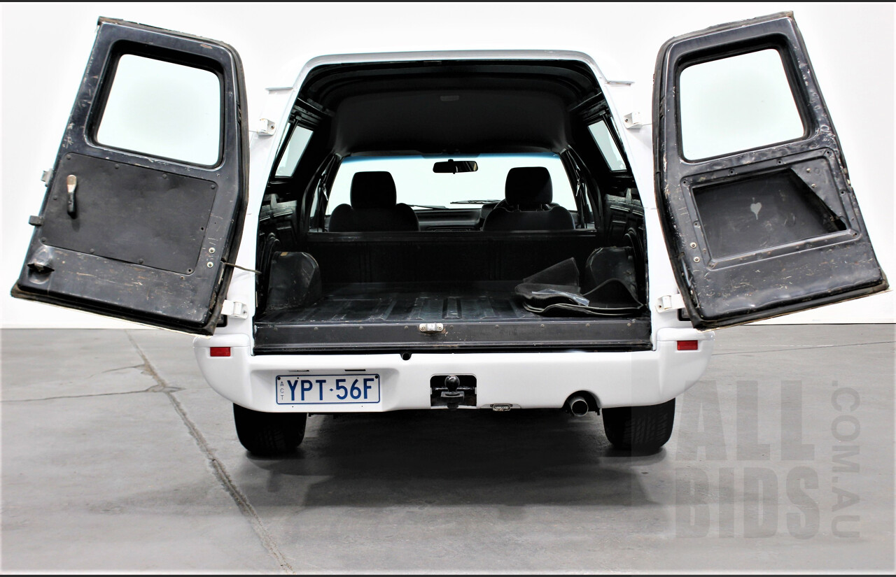 7/1996 Ford Falcon GLi Longreach XH Panelvan White 4.0L