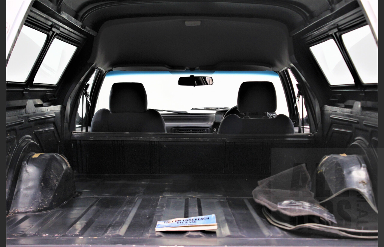 7/1996 Ford Falcon GLi Longreach XH Panelvan White 4.0L