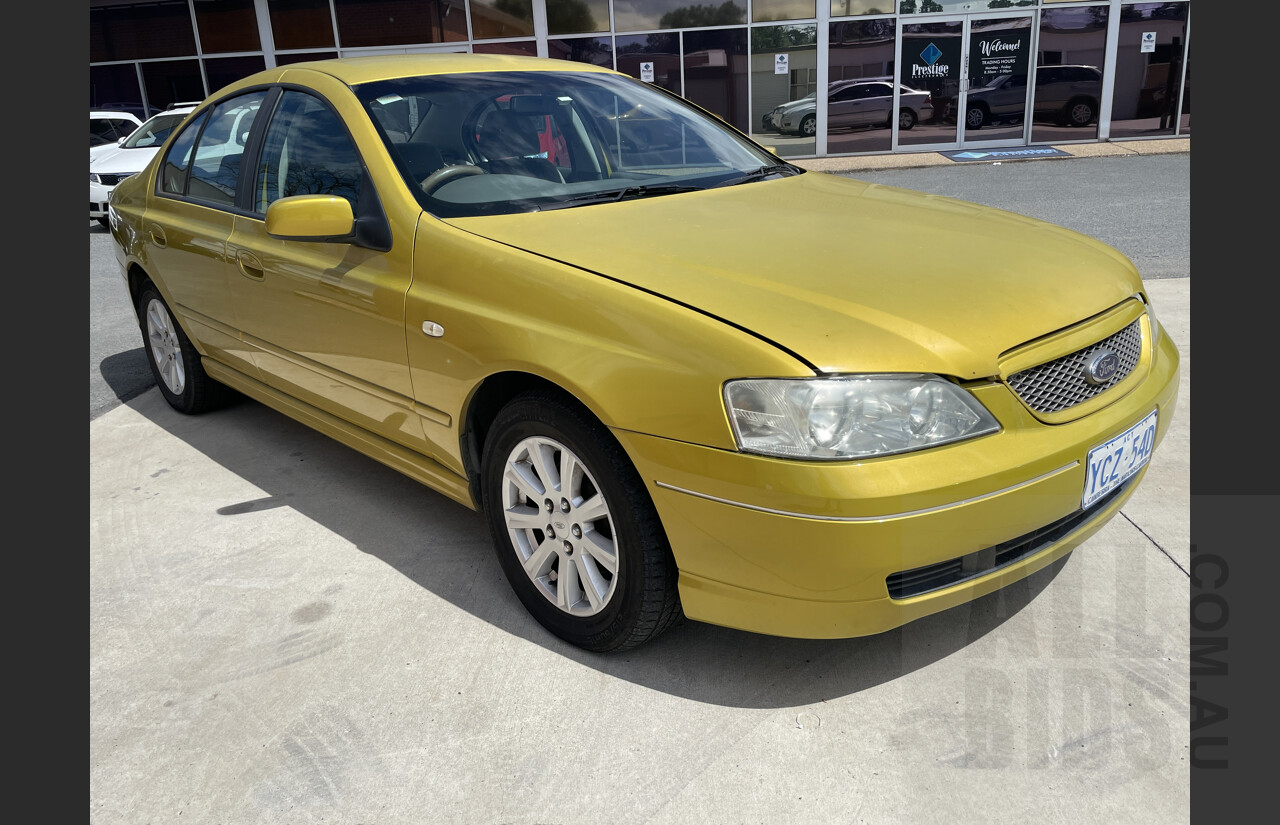 10/2003 Ford Falcon Futura BA 4d Sedan Gold 4.0L