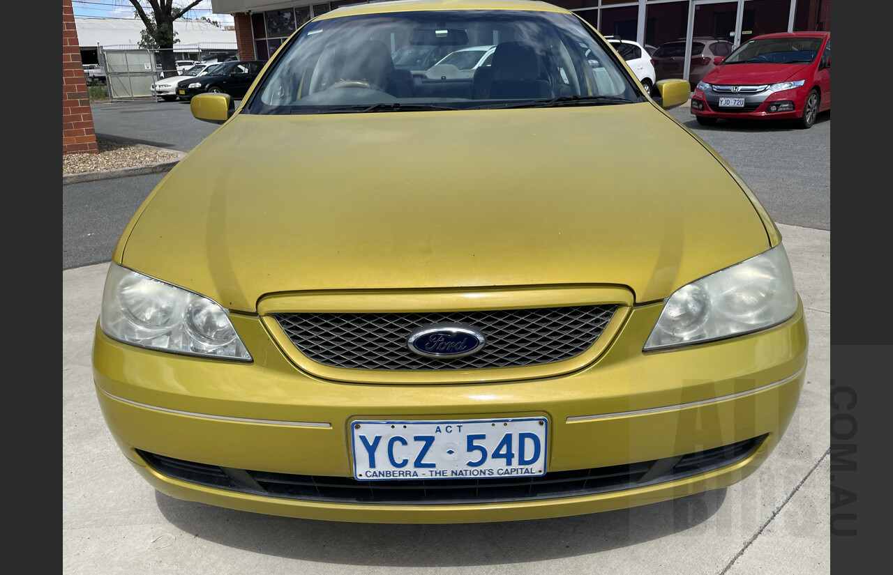 10/2003 Ford Falcon Futura BA 4d Sedan Gold 4.0L
