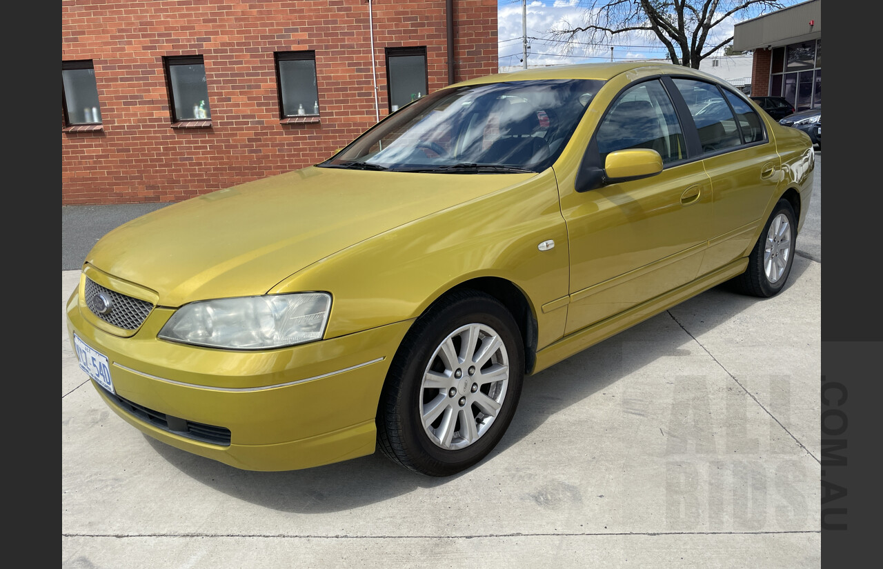 10/2003 Ford Falcon Futura BA 4d Sedan Gold 4.0L