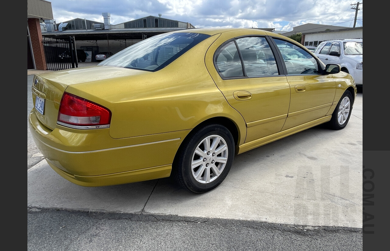 10/2003 Ford Falcon Futura BA 4d Sedan Gold 4.0L