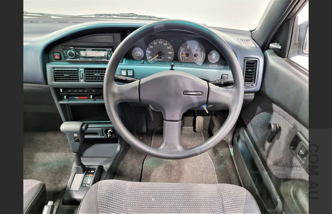 10/1991 Toyota Corolla CSi SECA AE94 5d Liftback White 1.6L Low 57,000ks