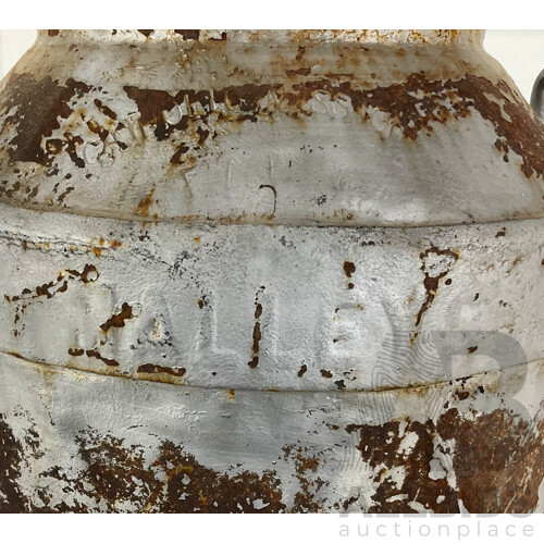 Malleys Ltd Large Vintage Twin Handled Milk Pail
