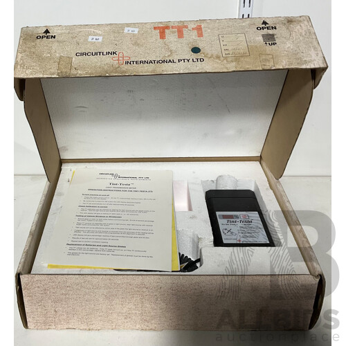 Circuit Link International Pty Ltd Tint Testa Light Transmission Meter in Box