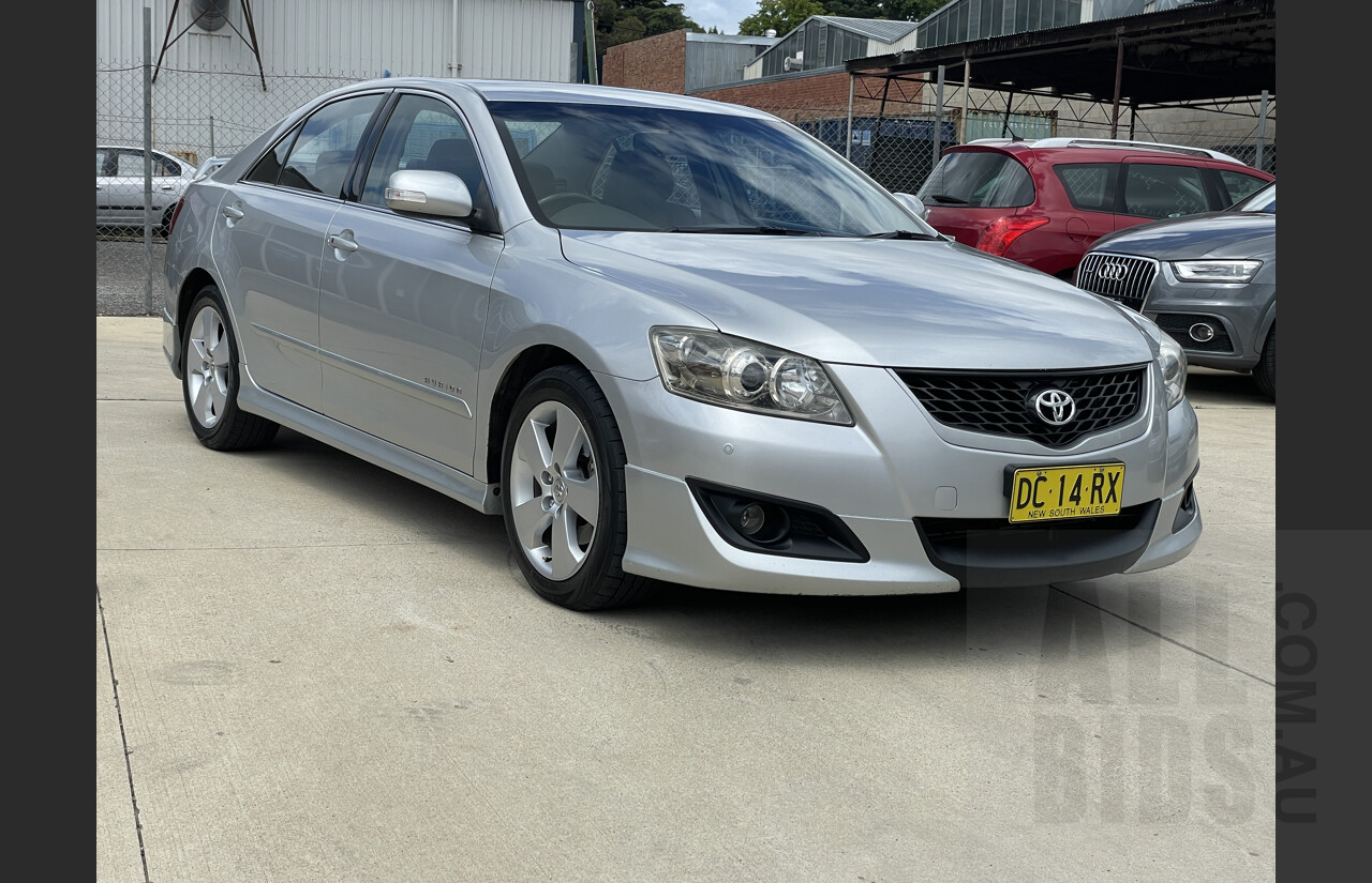 2/2007 Toyota Aurion Sportivo ZR6 GSV40R 4d Sedan Silver 3.5L