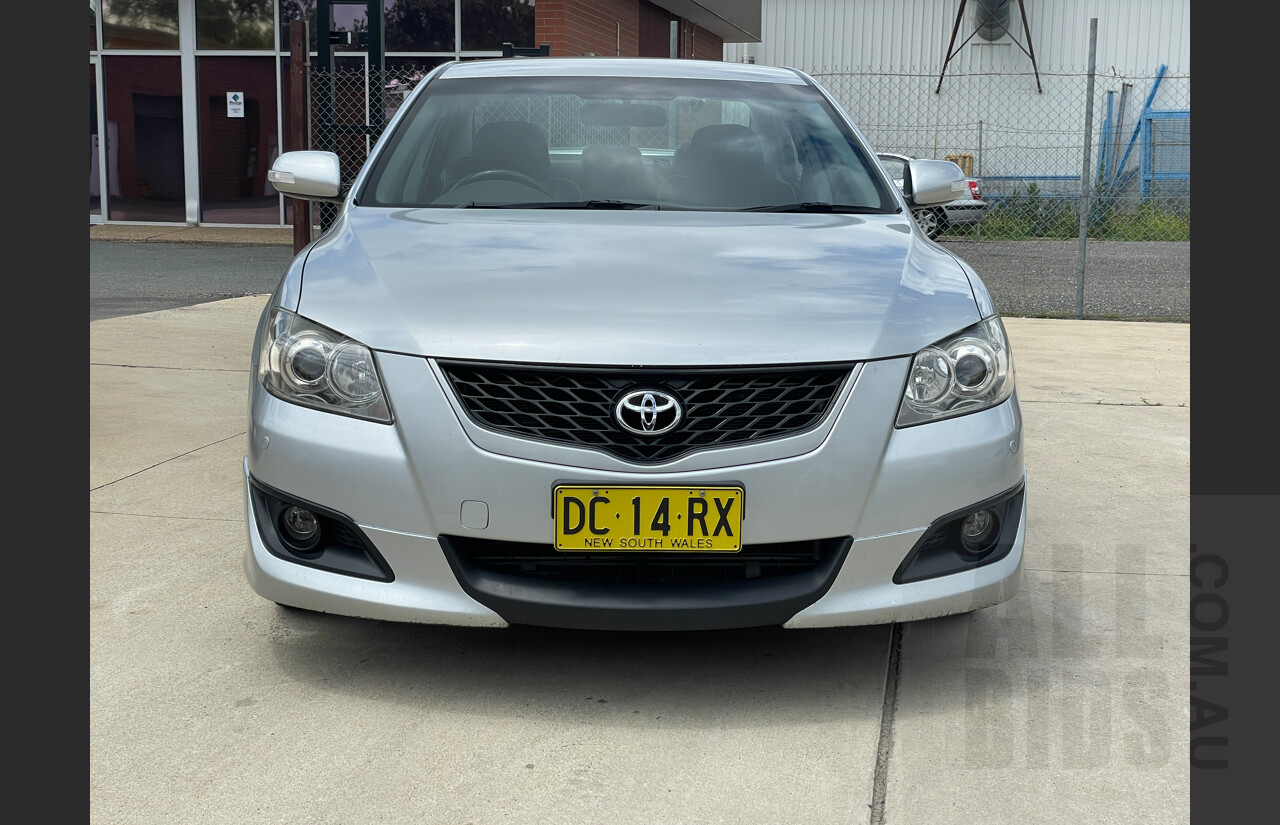 2/2007 Toyota Aurion Sportivo ZR6 GSV40R 4d Sedan Silver 3.5L