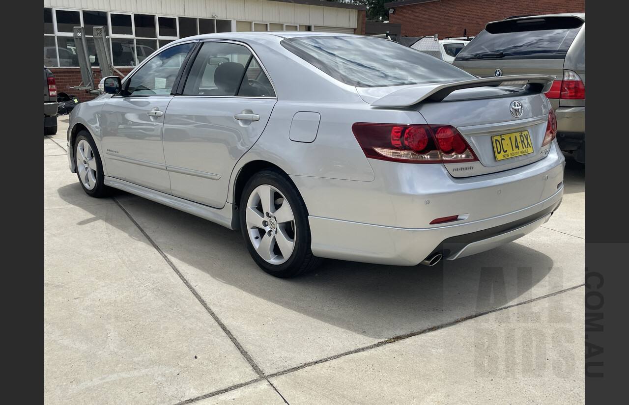 2/2007 Toyota Aurion Sportivo ZR6 GSV40R 4d Sedan Silver 3.5L