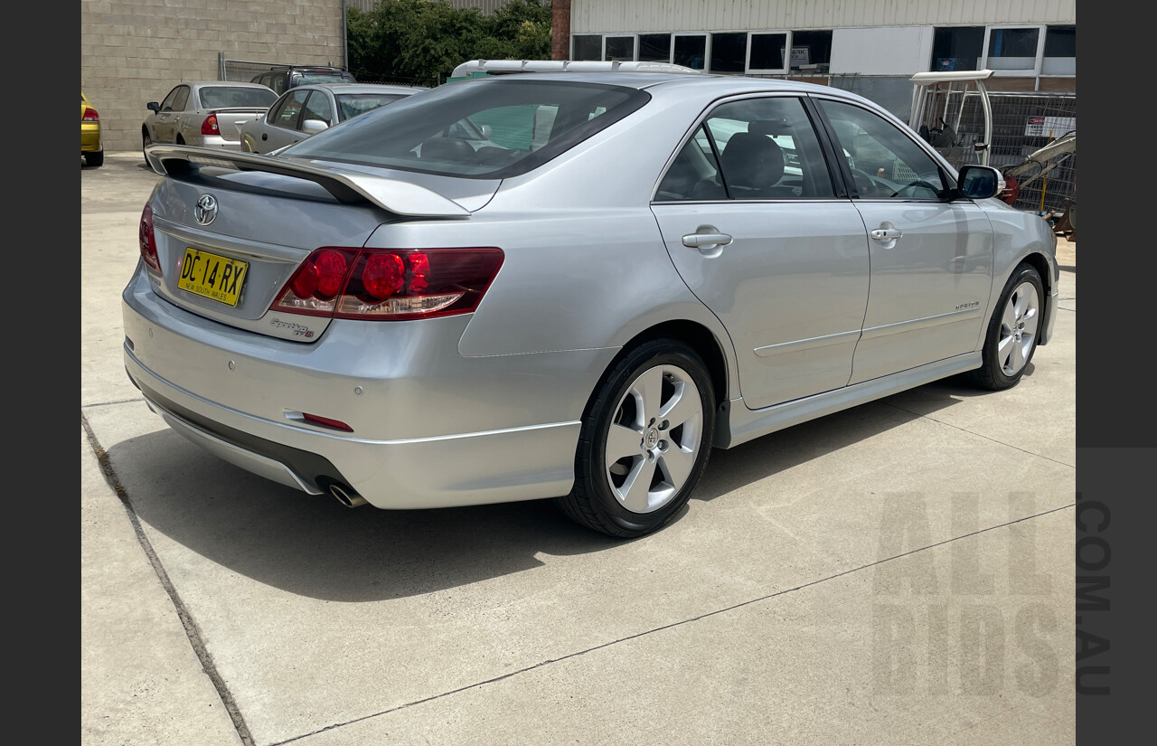 2/2007 Toyota Aurion Sportivo ZR6 GSV40R 4d Sedan Silver 3.5L
