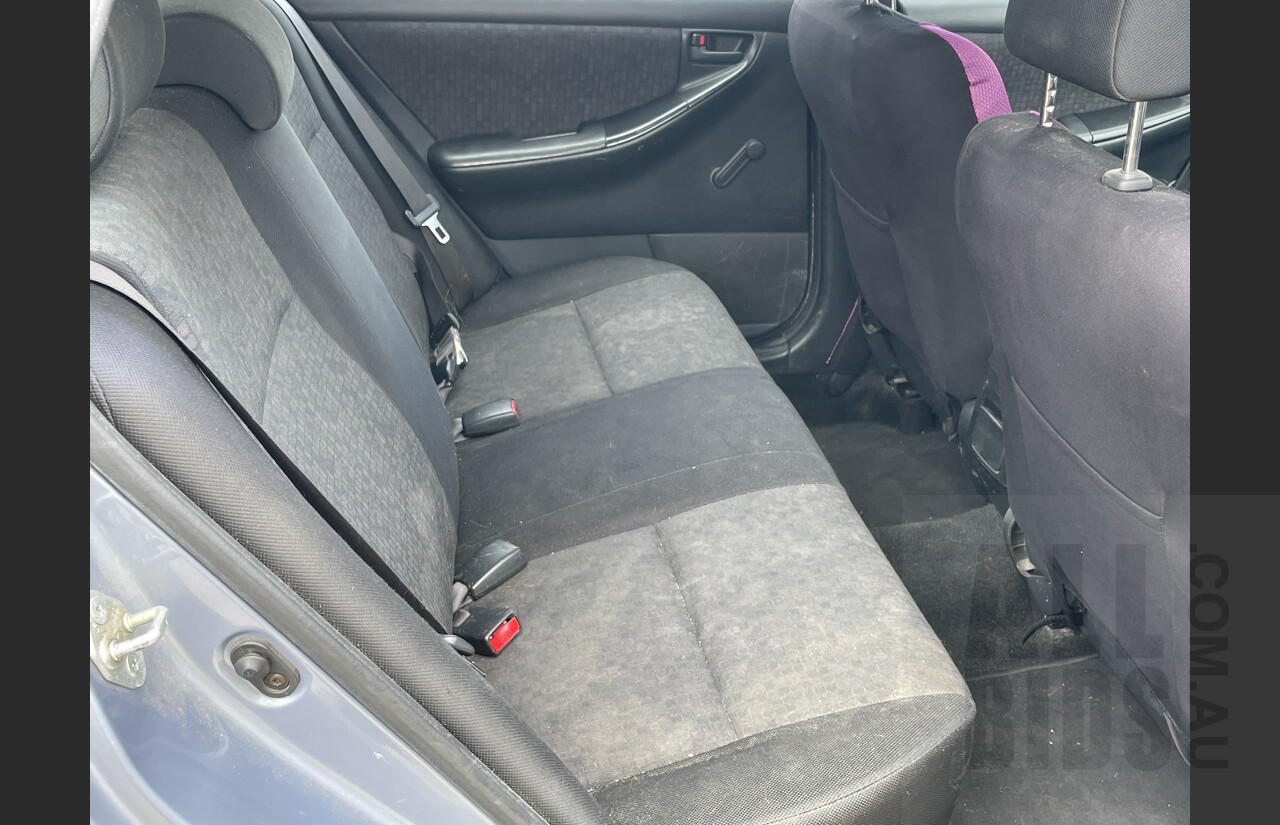 11/2003 Toyota Corolla Ascent ZZE122R 4d Wagon Silver 1.8L