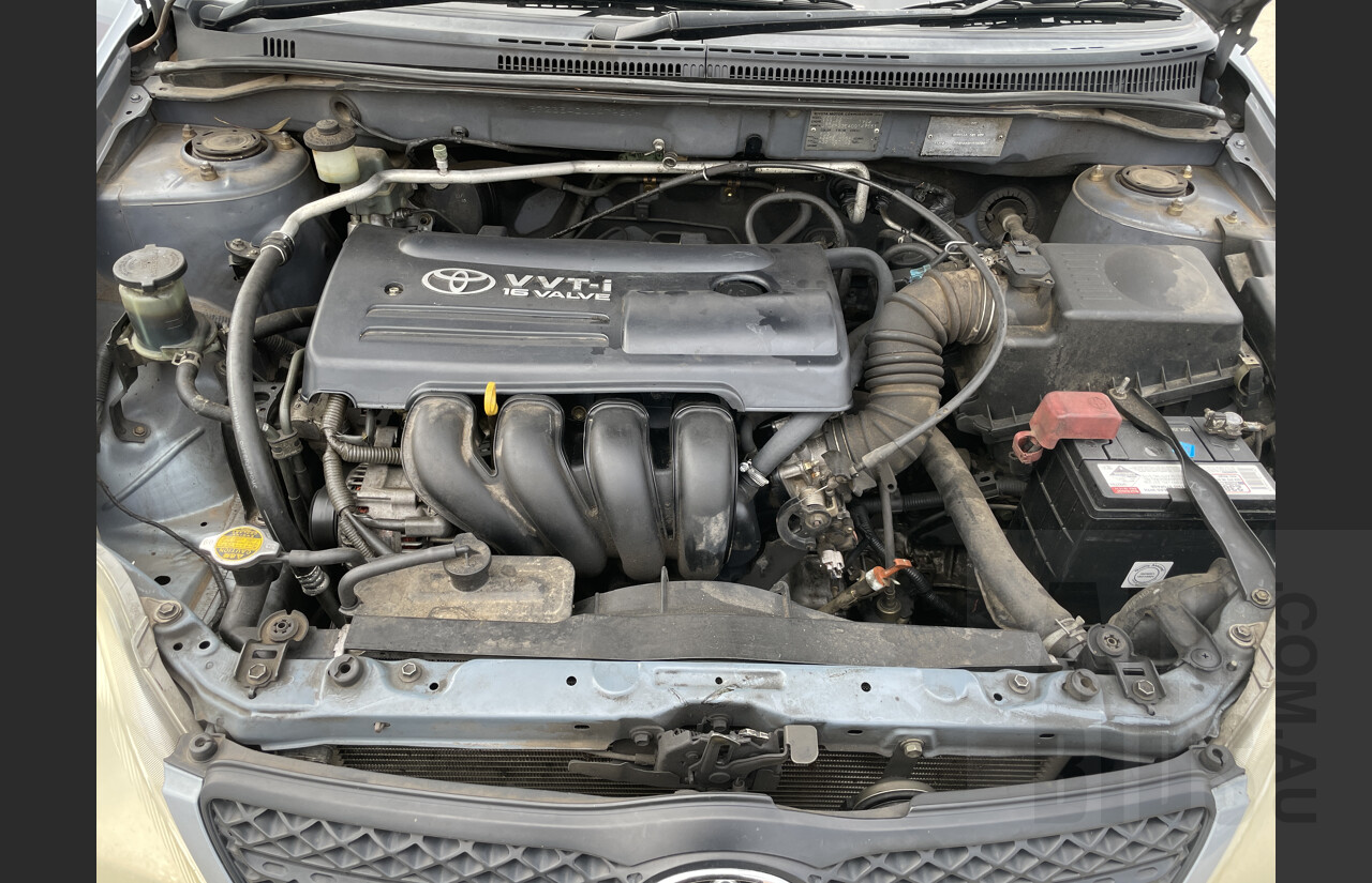 11/2003 Toyota Corolla Ascent ZZE122R 4d Wagon Silver 1.8L