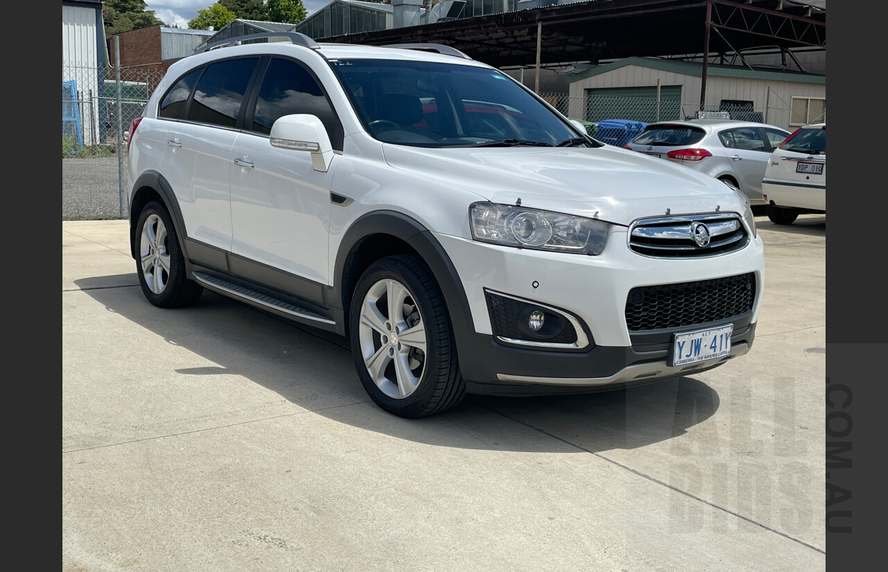 3/2014 Holden Captiva 7 LTZ (awd) CG MY14 4d Wagon White 2.2L