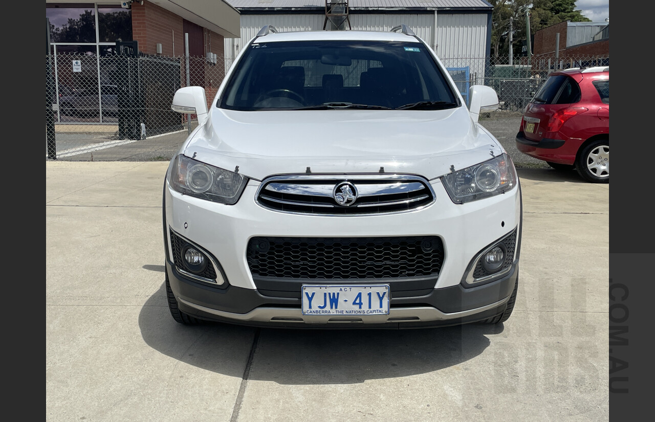 3/2014 Holden Captiva 7 LTZ (awd) CG MY14 4d Wagon White 2.2L