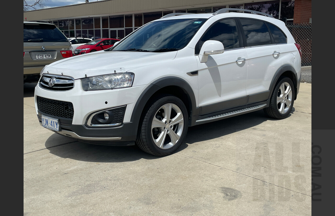 3/2014 Holden Captiva 7 LTZ (awd) CG MY14 4d Wagon White 2.2L