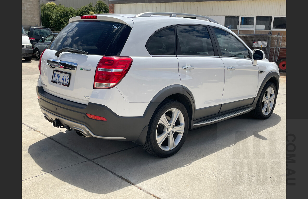 3/2014 Holden Captiva 7 LTZ (awd) CG MY14 4d Wagon White 2.2L