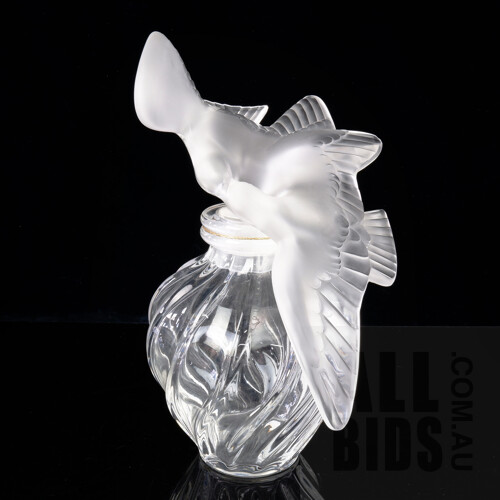 Lalique LÁir Du Temps Large Store Display Factice Perfume Bottle Designed by Nina Ricci