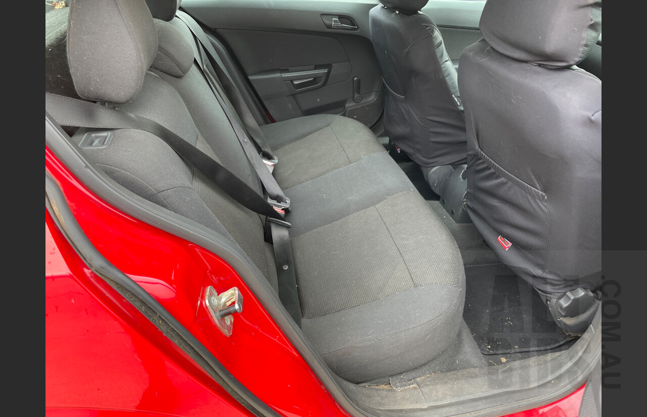 9/2008 Holden Astra 60TH Anniversary AH MY08.5 5d Hatchback Red 1.8L
