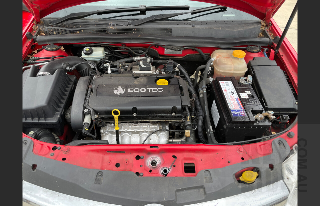 9/2008 Holden Astra 60TH Anniversary AH MY08.5 5d Hatchback Red 1.8L