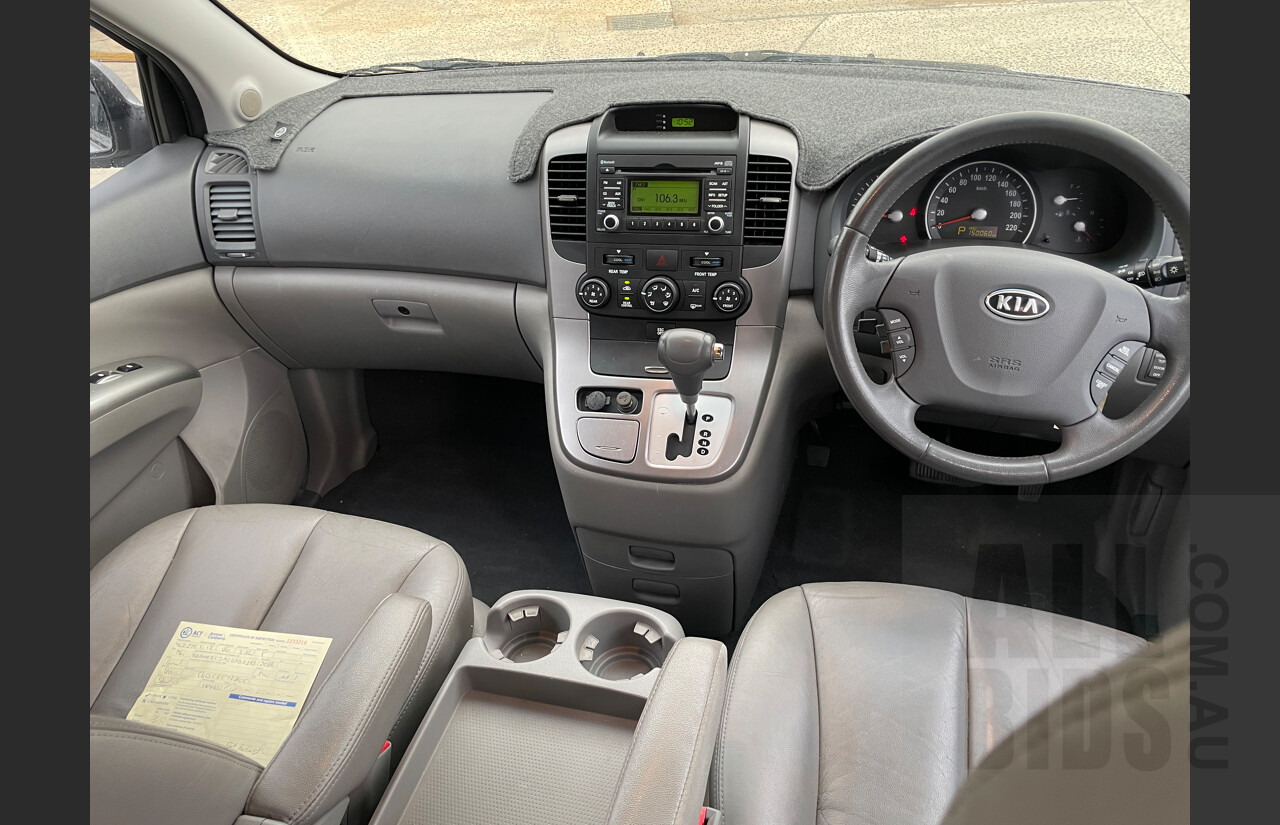 1/2012 Kia Grand Carnival SLi VQ MY12 4d Wagon Silver  3.5L
