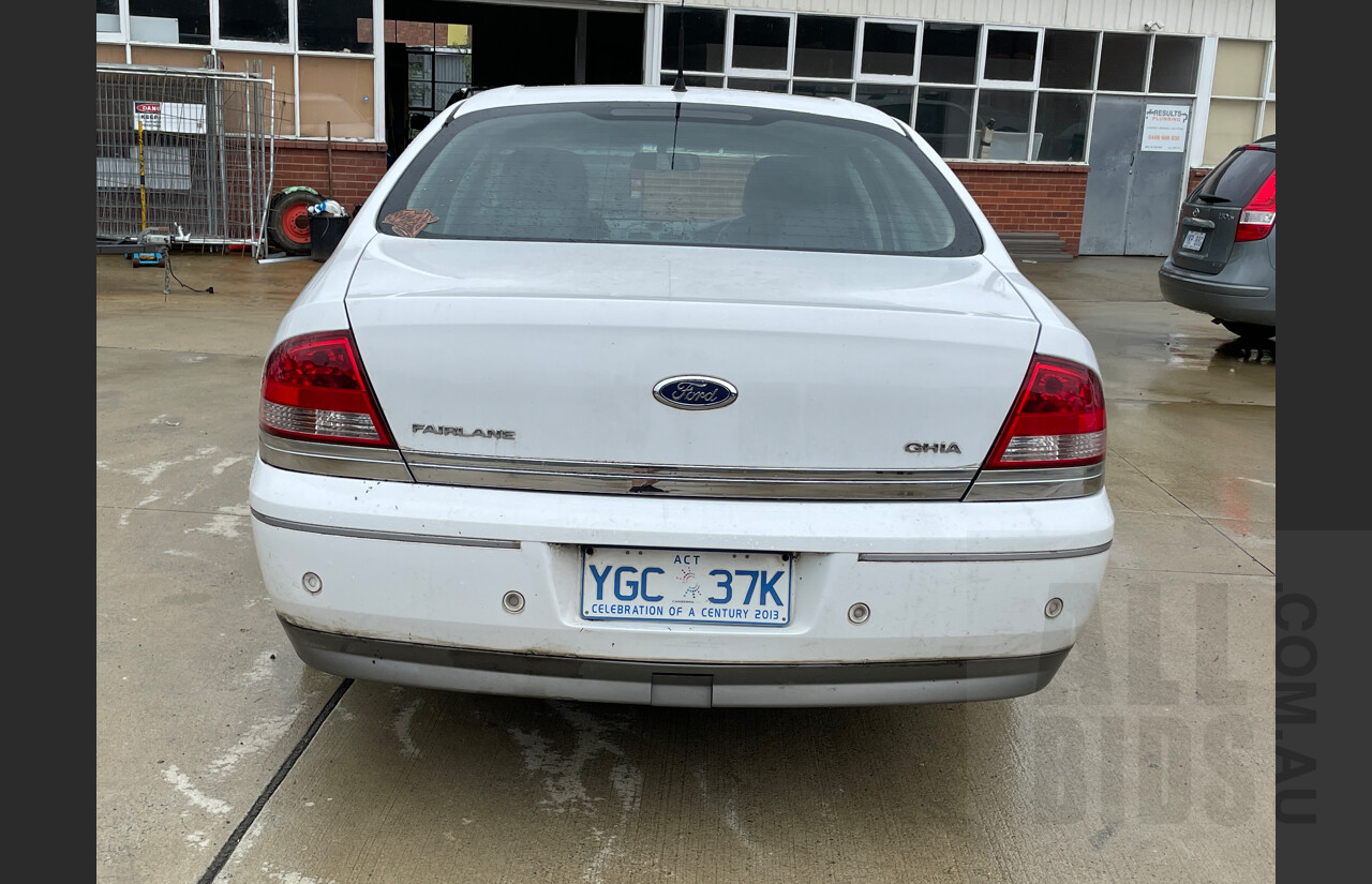 5/2007 Ford Fairlane GHIA BF 4d Sedan White 4.0L