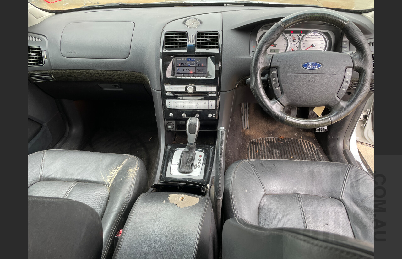 5/2007 Ford Fairlane GHIA BF 4d Sedan White 4.0L