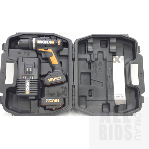 Worx 16 Volt Lithium Cordless Drill
