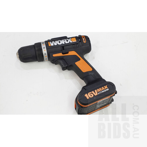 Worx 16 Volt Lithium Cordless Drill