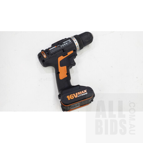 Worx 16 Volt Lithium Cordless Drill
