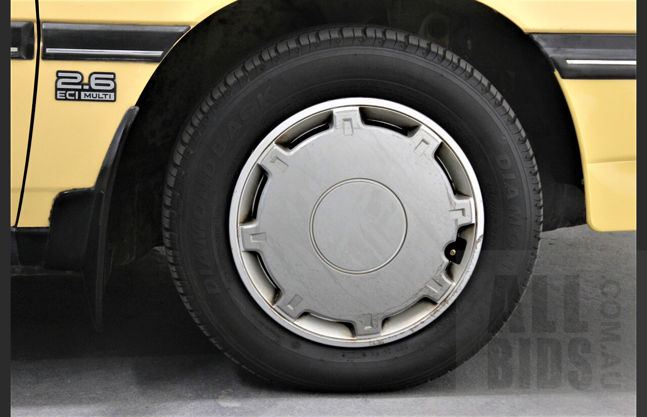 9/1988 Mitsubishi Magna Executive TN 4d Station Wagon Yellow 2.6L