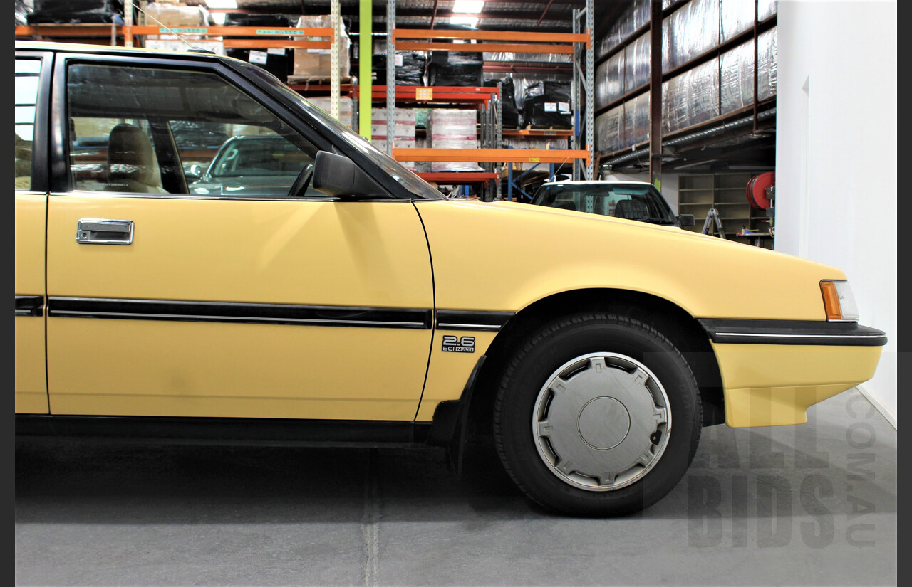 9/1988 Mitsubishi Magna Executive TN 4d Station Wagon Yellow 2.6L