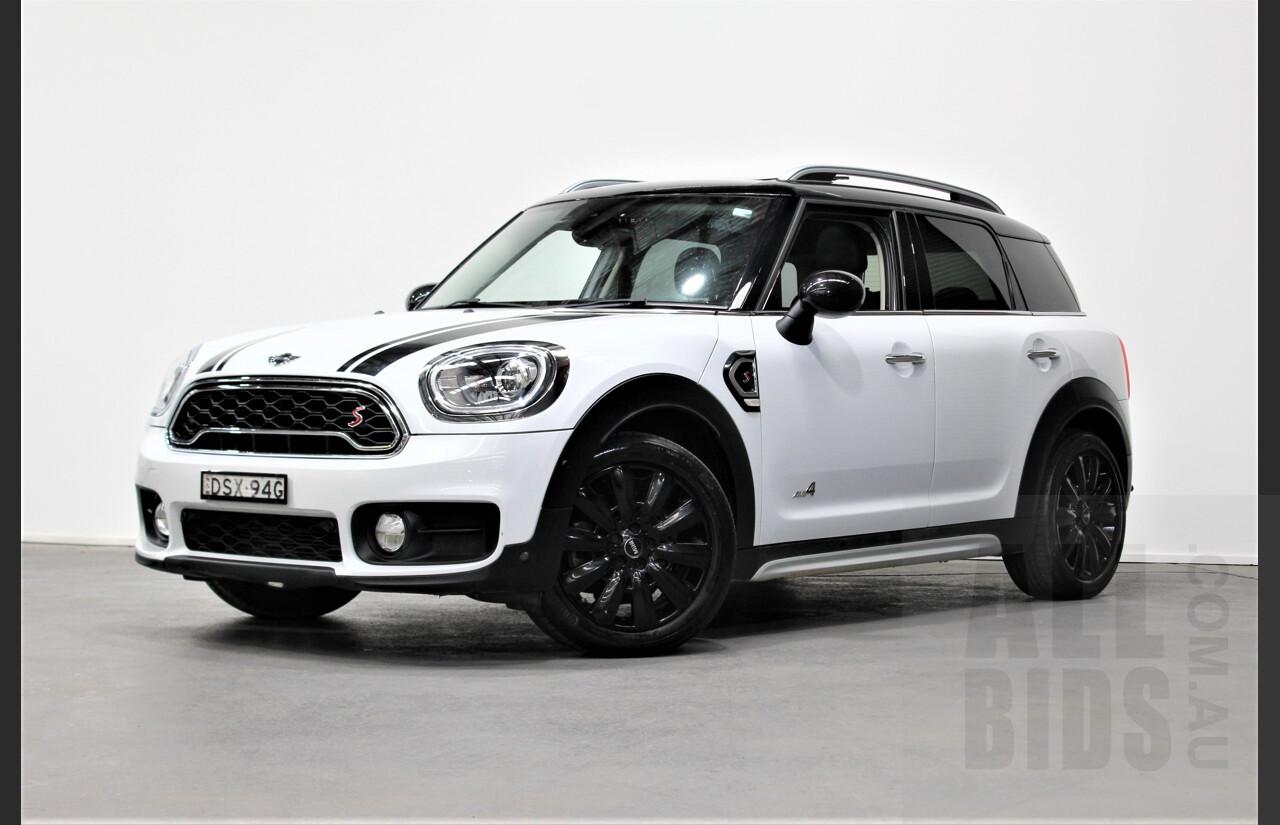 01/2018 Mini Cooper SD ALL4 Countryman R60 (AWD) 4dr Wagon Light White 2.0L Turbo Diesel