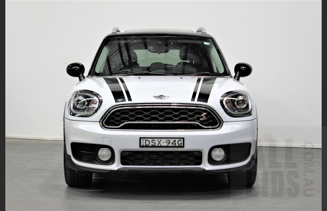 01/2018 Mini Cooper SD ALL4 Countryman R60 (AWD) 4dr Wagon Light White 2.0L Turbo Diesel