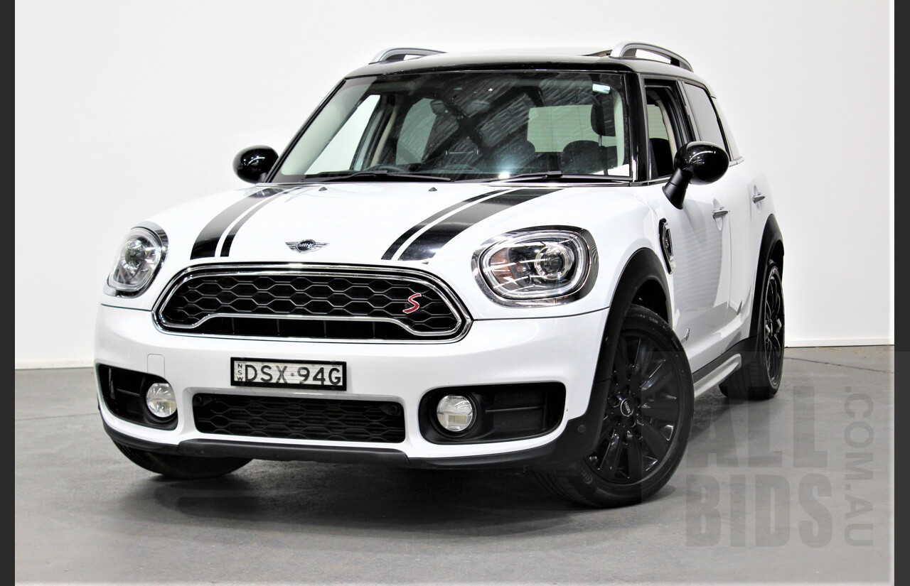 01/2018 Mini Cooper SD ALL4 Countryman R60 (AWD) 4dr Wagon Light White 2.0L Turbo Diesel
