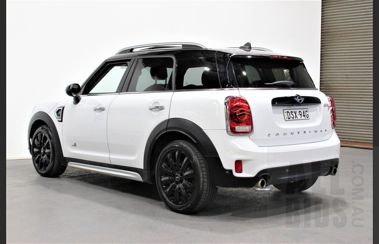 01/2018 Mini Cooper SD ALL4 Countryman R60 (AWD) 4dr Wagon Light White 2.0L Turbo Diesel